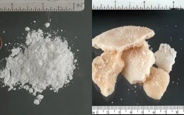 Crack or cocaine HCl: does the wash remove the cuts?