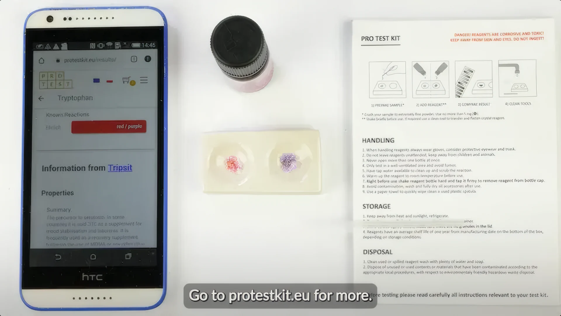 Zmiana koloru odczynnika Ehrlich