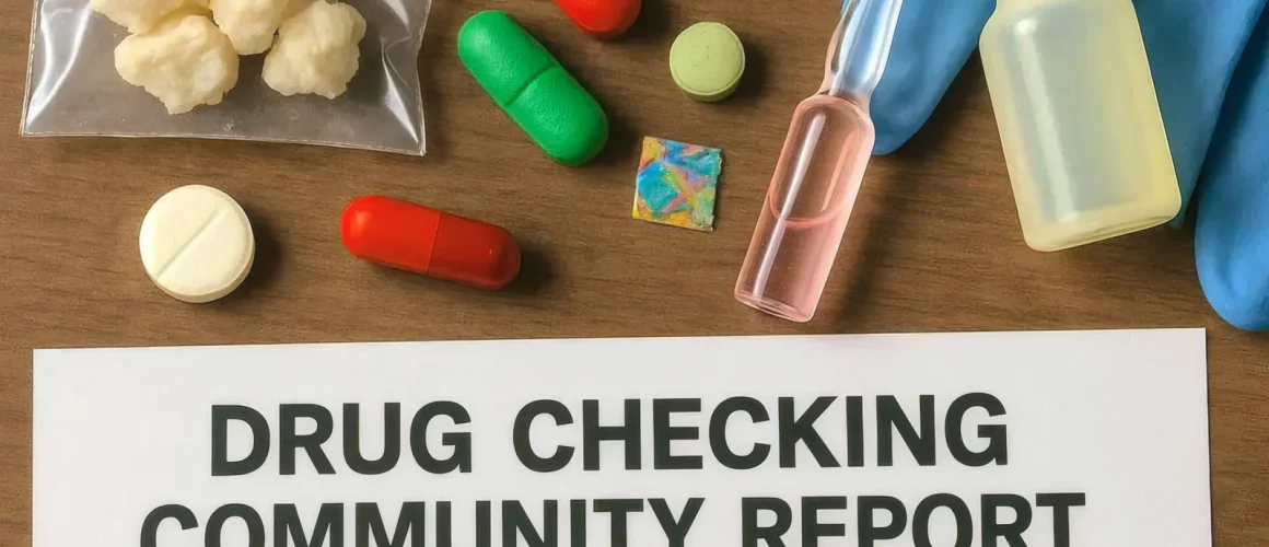 Uczestnik wypełnia ankietę Drug Checking Community Report